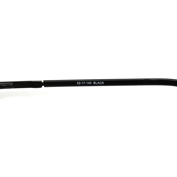 Bulova Kirby Black 52-17-140mm Eyeglasses FRAMES ONLY - GOOD CONDITION - Picture 7 of 11